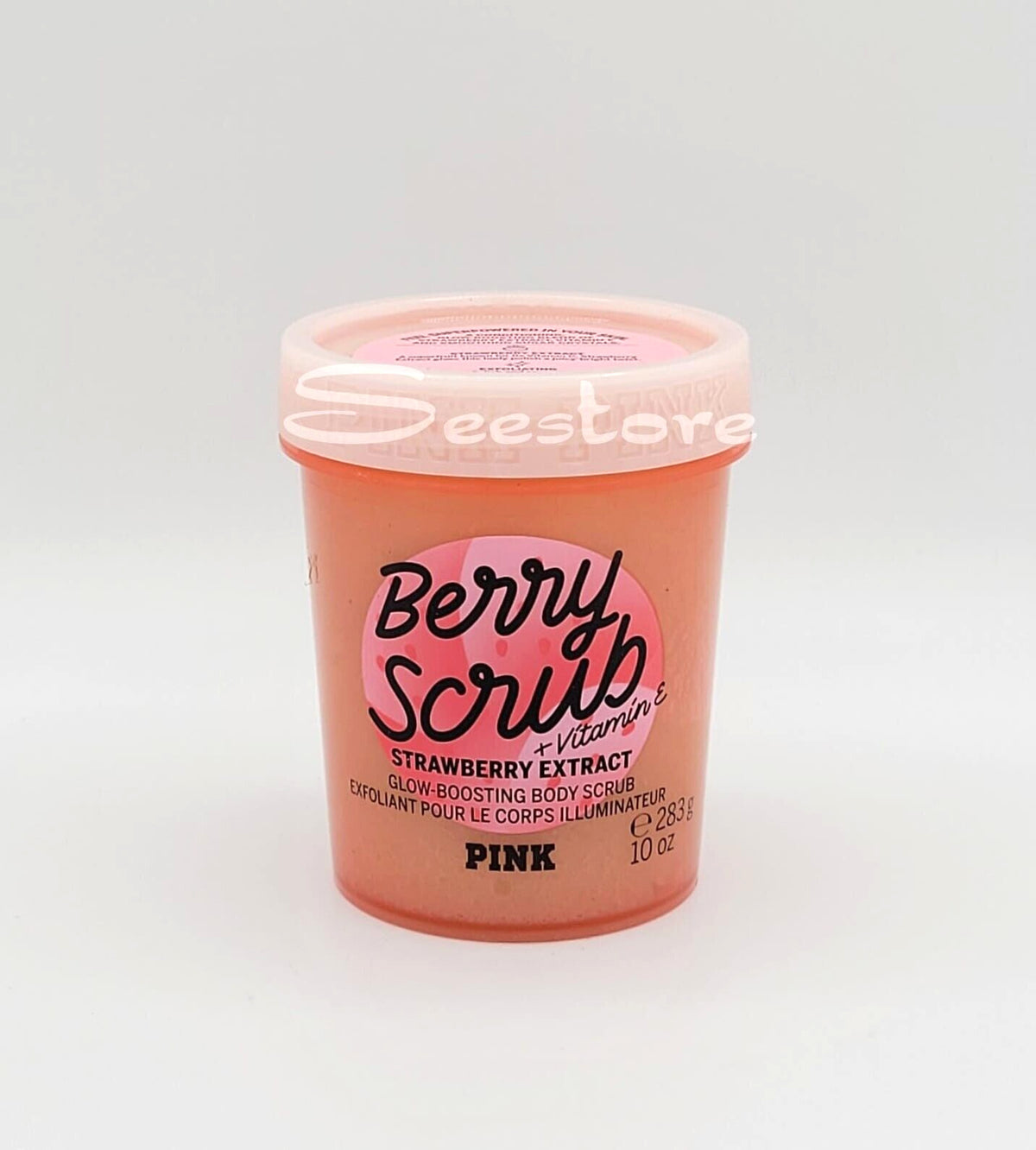 Victoria's Secret Pink Berry Body Scrub Superfruit Shower Exfoliating