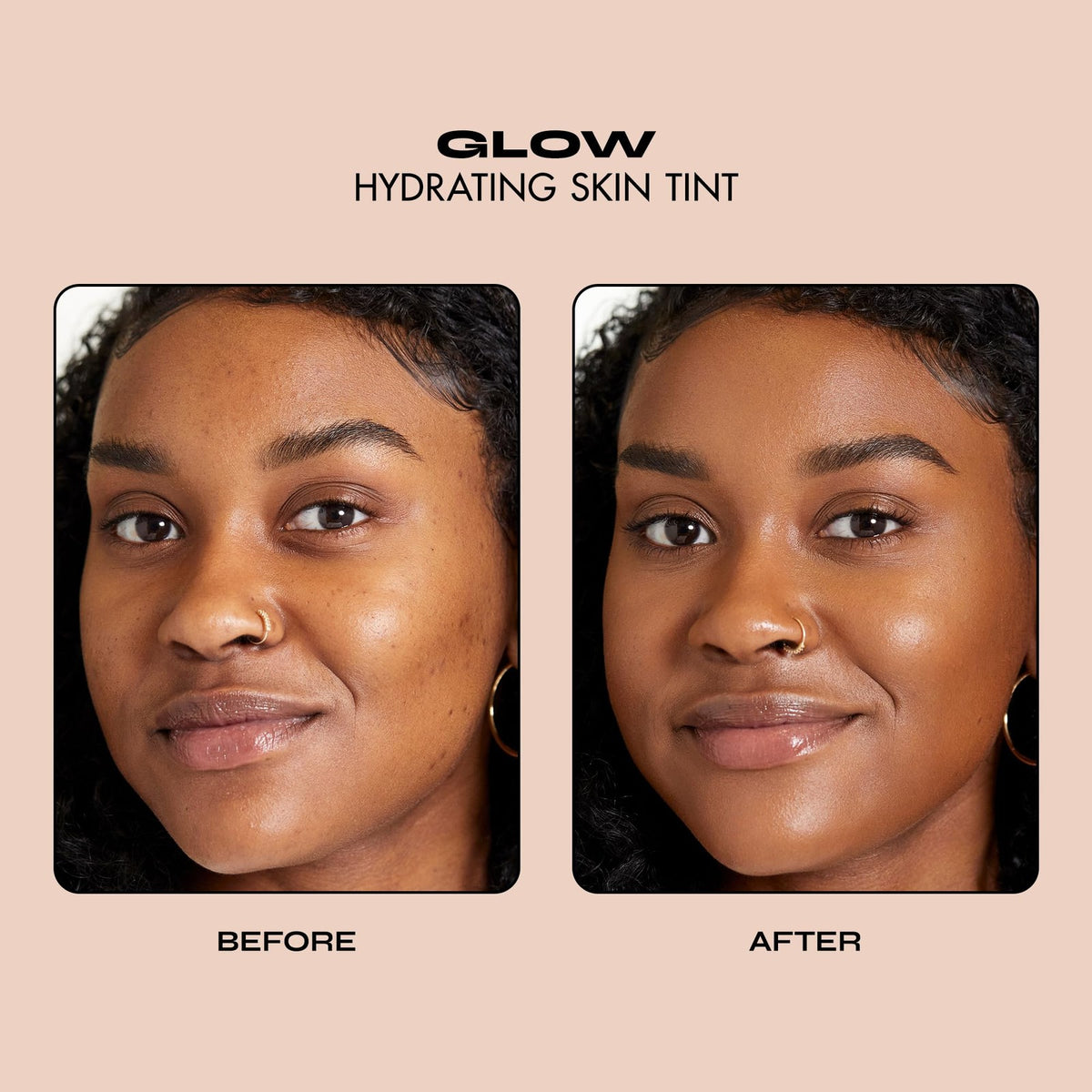 Milani Glow Hydrating Skin Tint Dark to Deep - Moisturizing Liquid Foundation