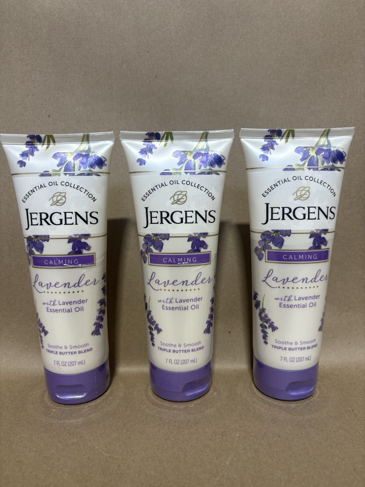 Jergens Lavender Body Lotion 7oz (Pack of 3)