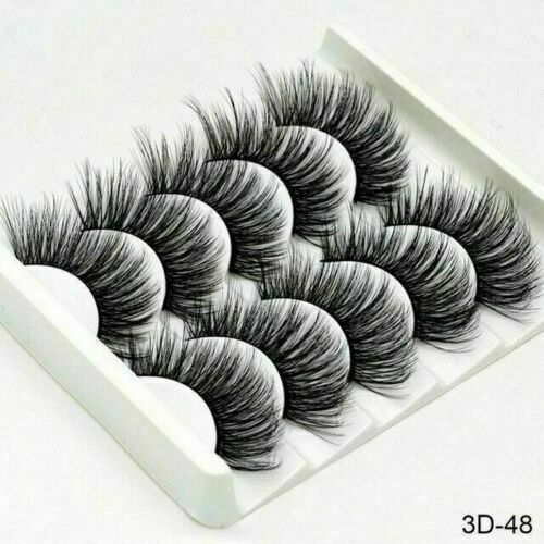 False Eyelashes 3D Mink Natural Long Lash Extensions for Makeup - Multiple Styles