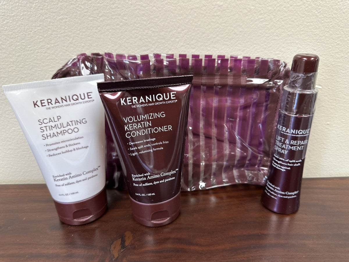 Keranique Scalp Stimulating Shampoo & Volumizing Conditioner Set