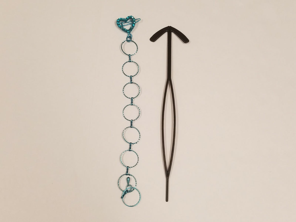Zhoe 5-Piece Hair Jewelry Accessory Bundle; Hearts & Flower