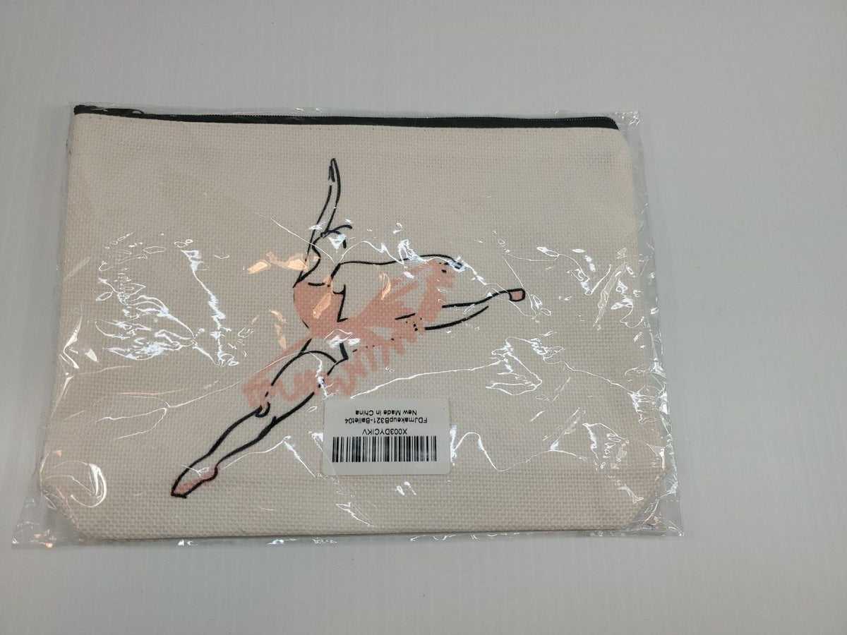 Ballerina Dancer Cosmetic Bag for Makeup & Toiletries - Unbranded
