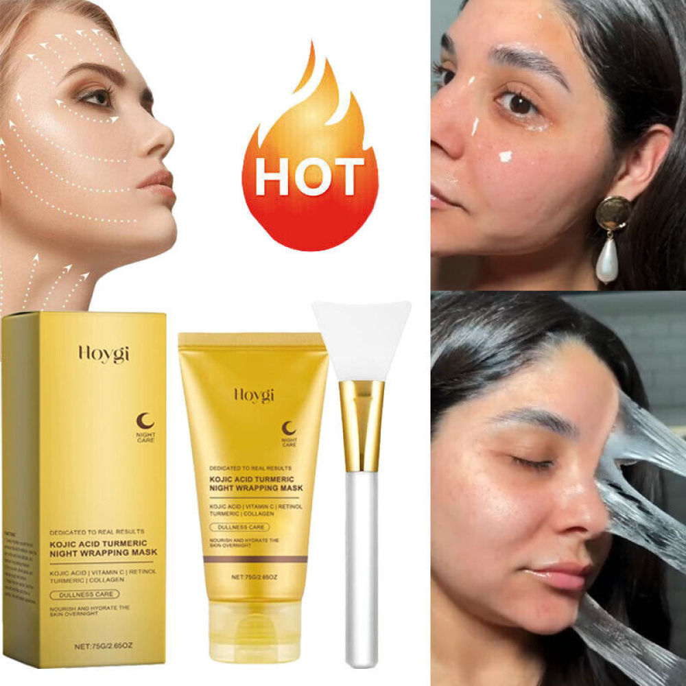 Turmeric Collagen Night Mask for Brightening & Hydration - 75g
