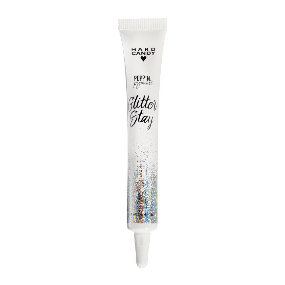 Glitter Primer for Eyes, Face & Lips – 2 Pack Hard Candy Poppin Pigments Glitter Stay Primer