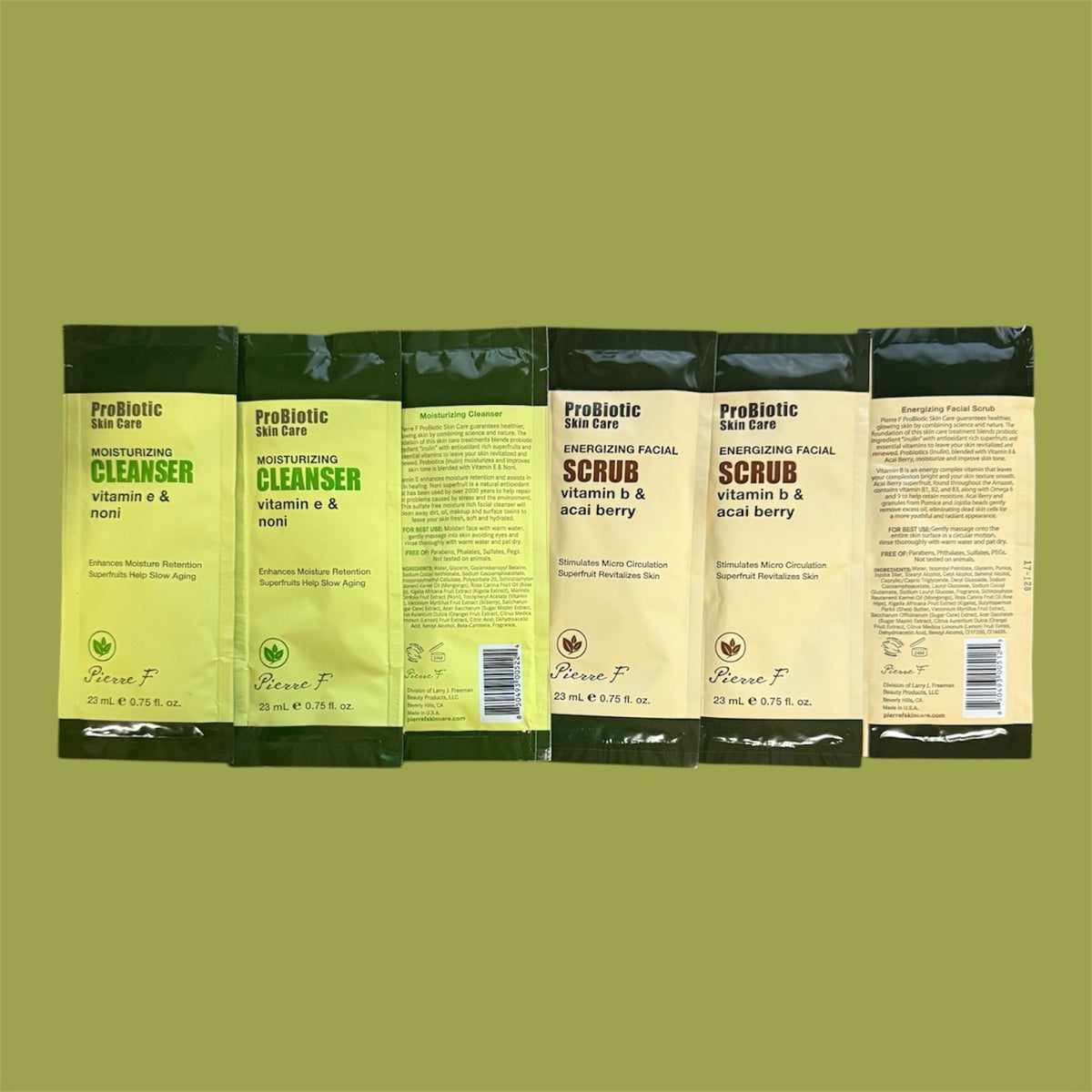 ProBiotic Energizing Facial Scrub - Vitamin B & Acai Berry
