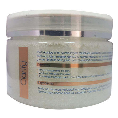 La Cure Dead Sea Calming Scrub Salts with Sandalwood Essential Oil