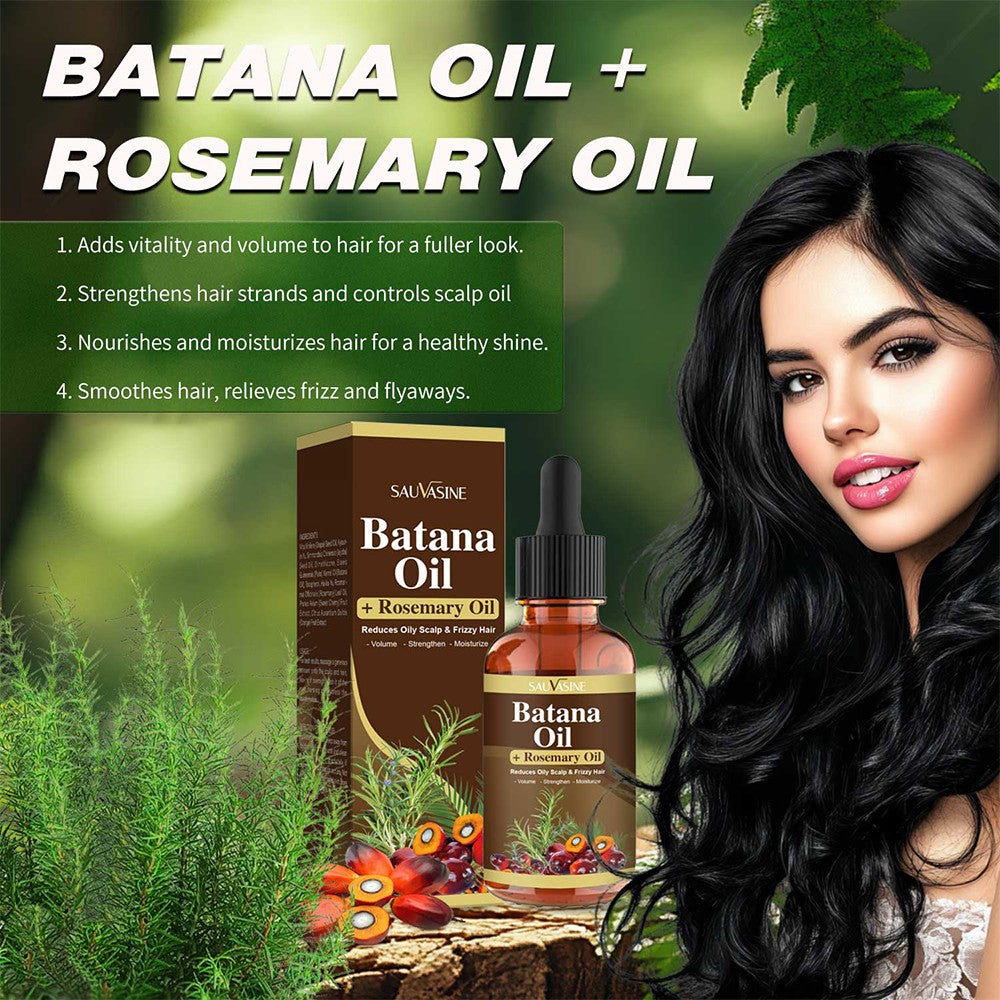 Batana Rosemary Hair Oil - Nourishing Scalp Treatment 30ml