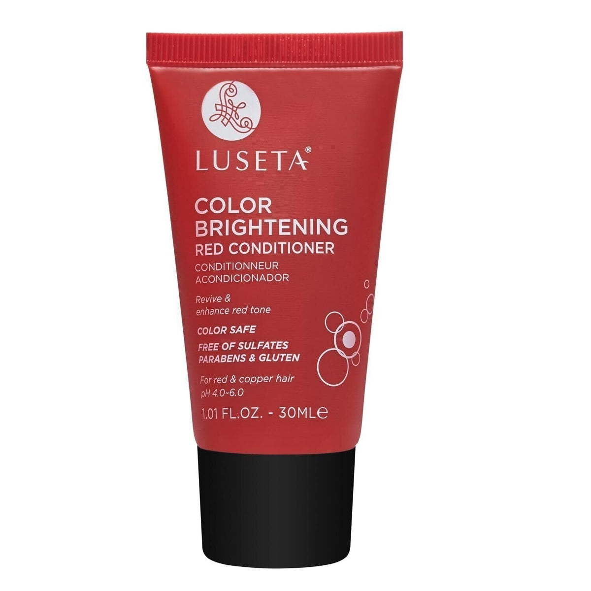 Red Color Depositing Shampoo and Conditioner Set, Sulfate-Free - 2x1.01oz