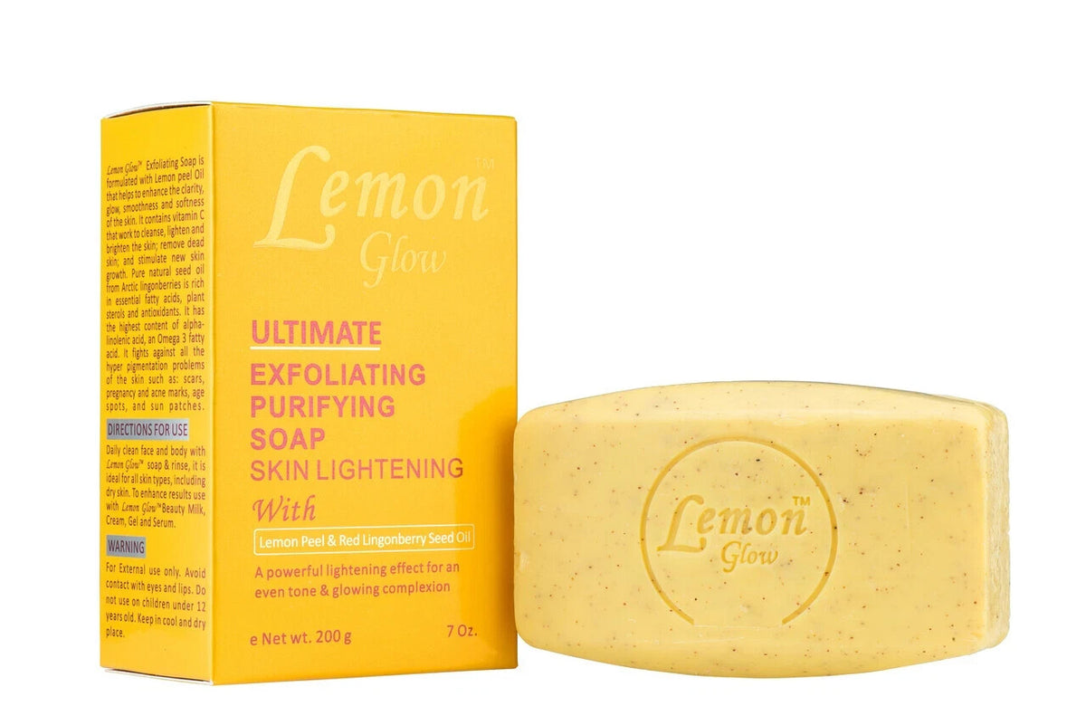 Lemon Glow Ultimate Exfoliating Purifying Soap 7 oz