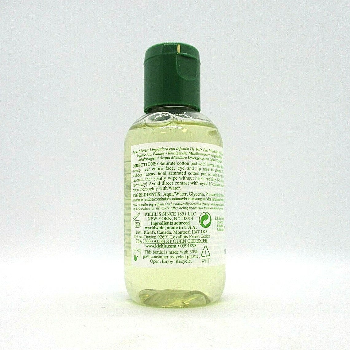Kiehl's Herbal-Infused Micellar Cleansing Water - 2.5 oz / 75 ml