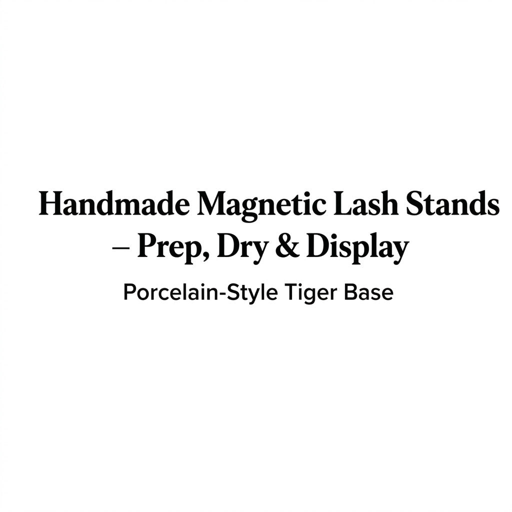 Magnetic Lash Stand for Prep, Drying & Display - Handmade Eyelash Tool