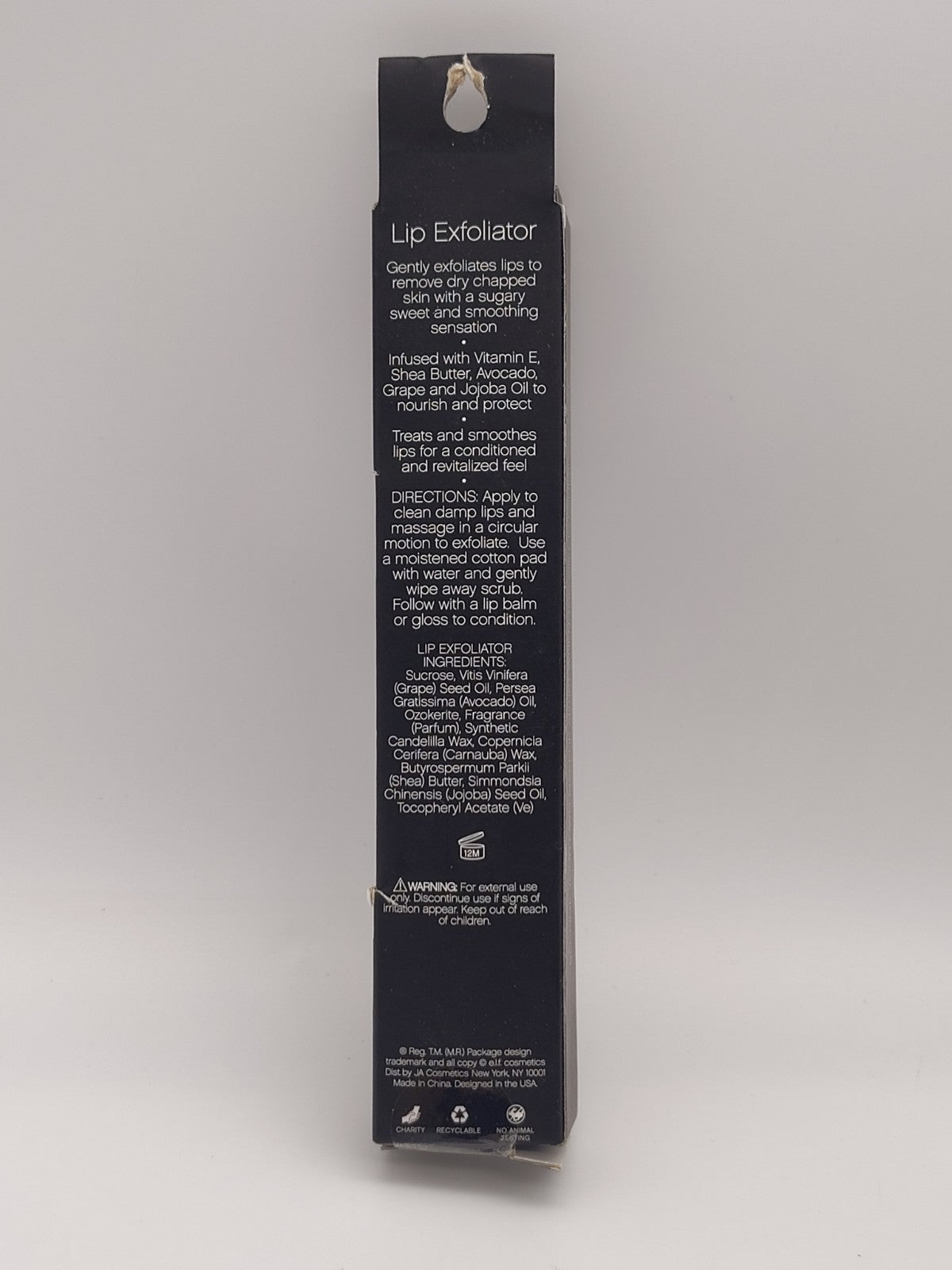 ELF Lip Exfoliator Clear - Smoothing Conditioning Lip Scrub with Brown Sugar & Vitamin E