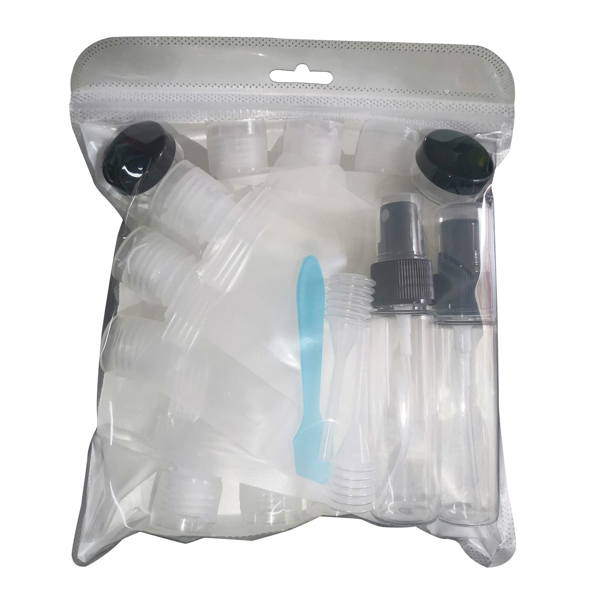 17 Pack TSA-Approved Travel Toiletry Bags Leak-Proof Refillable Containers