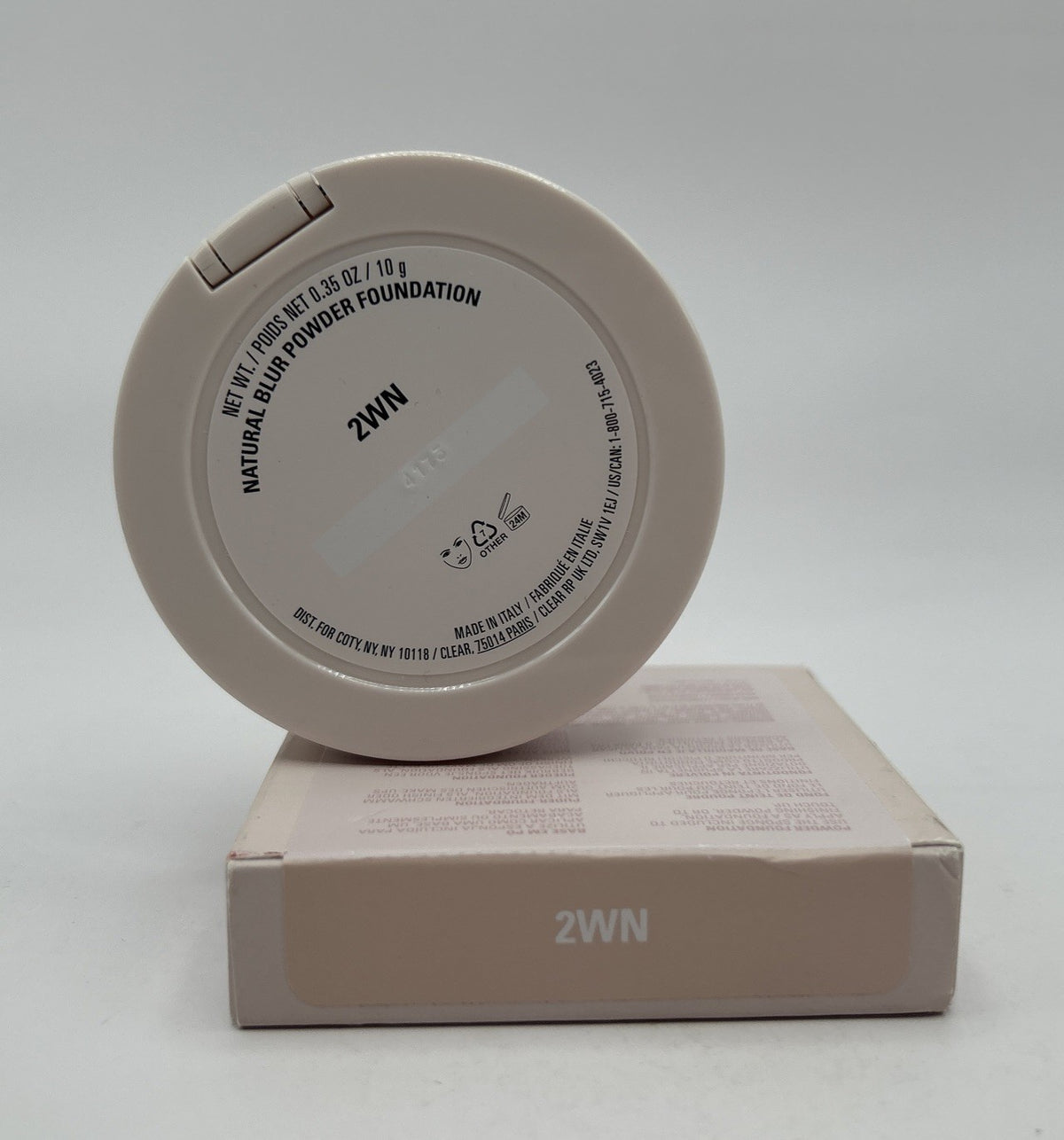 Kylie Cosmetics Natural Blur Powder Foundation 2WN - Light Matte Finish, 0.35 oz