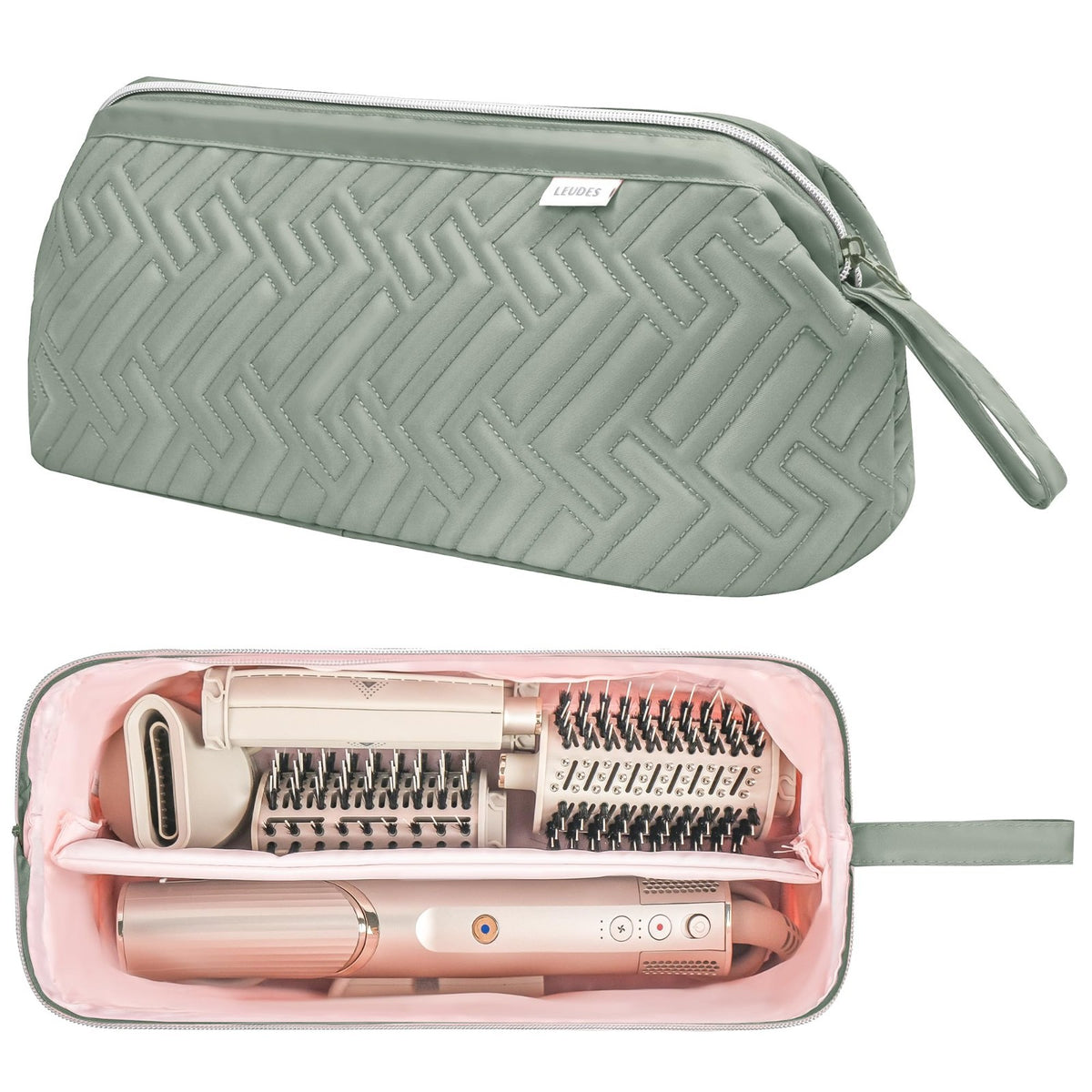 Travel Hair Tool Organizer Bag Waterproof Storage Case for Curling Iron & Dryer
