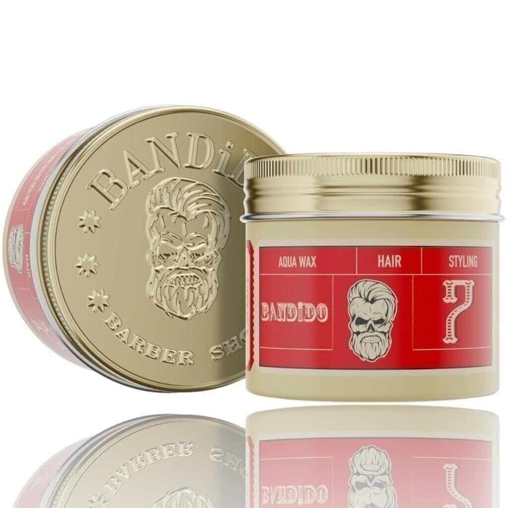 Strong Hair Wax for Styling - Bandido Red 7 Aqua 4.22 oz