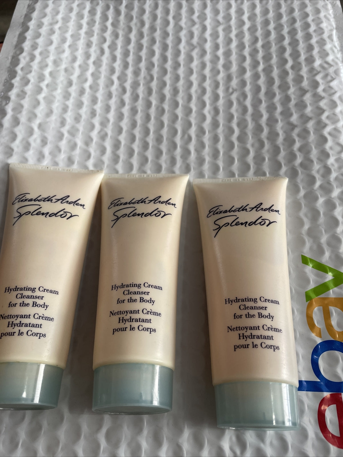 3 tube lot Elizabeth Arden SPLENDOR Hydrating Cream Cleanser For The