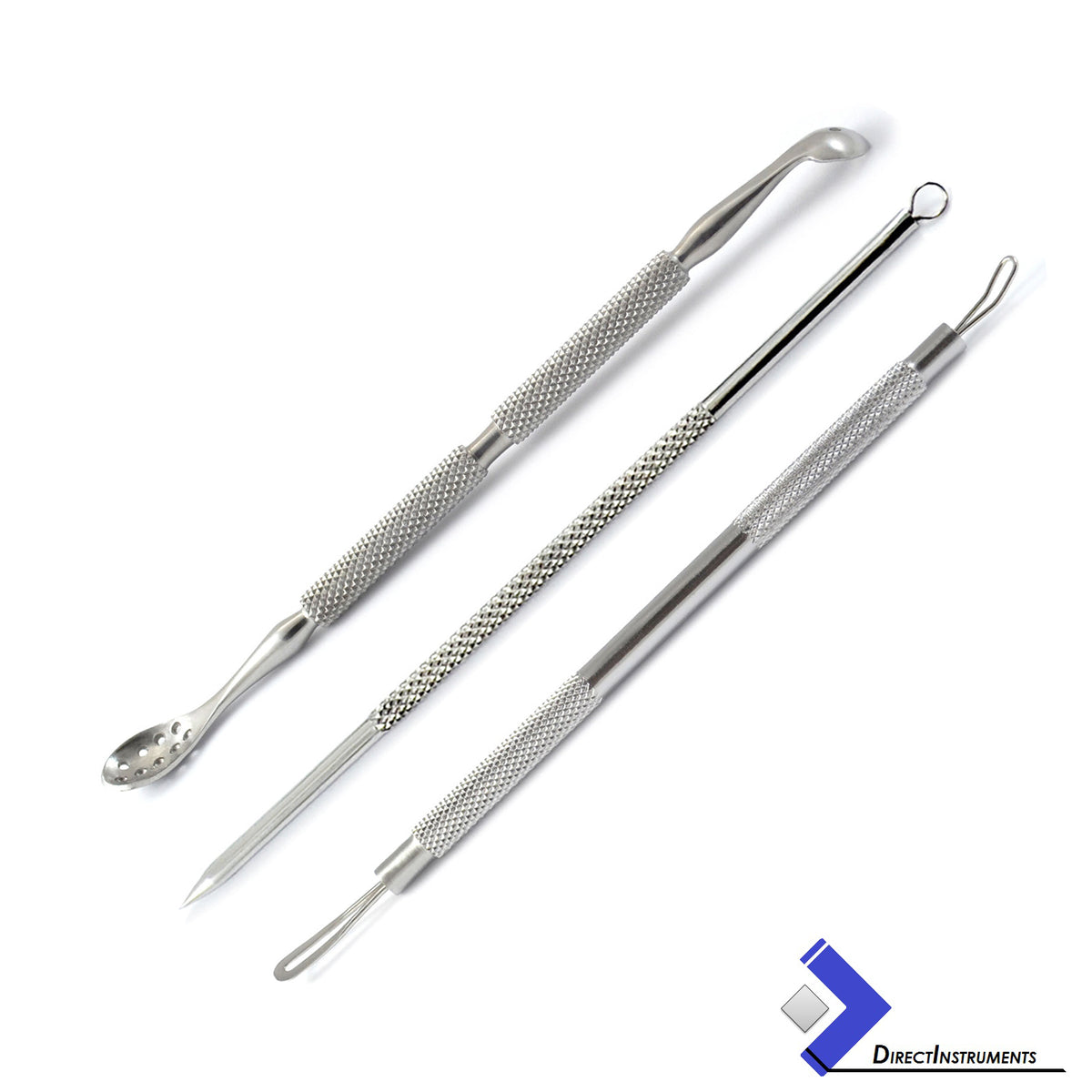 Manual Blackhead Pimple Blemish Extractor Set for Acne & Comedones