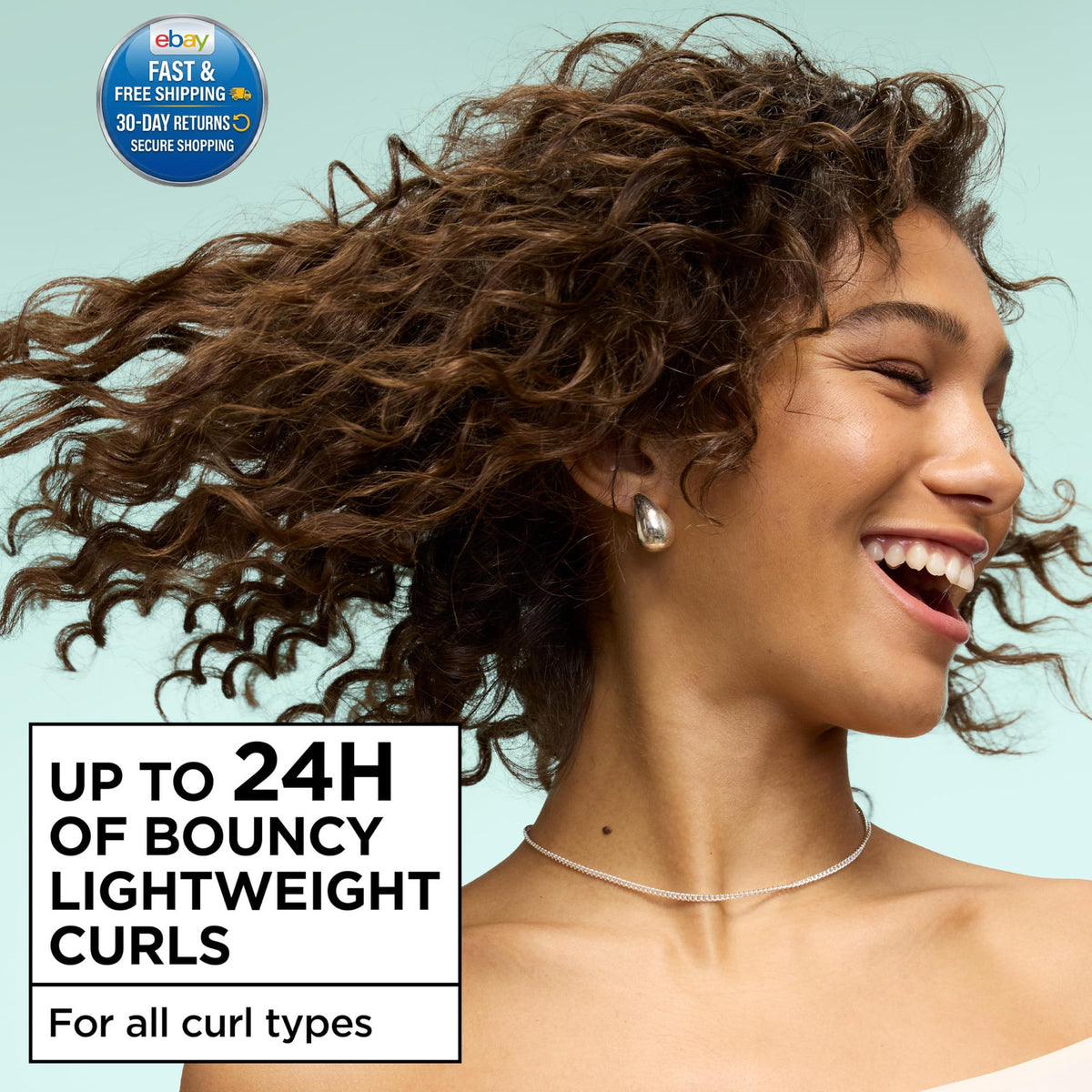 Curl Defining Hair Mousse for Wavy Curly & Coily Hair - Long-Lasting Hold