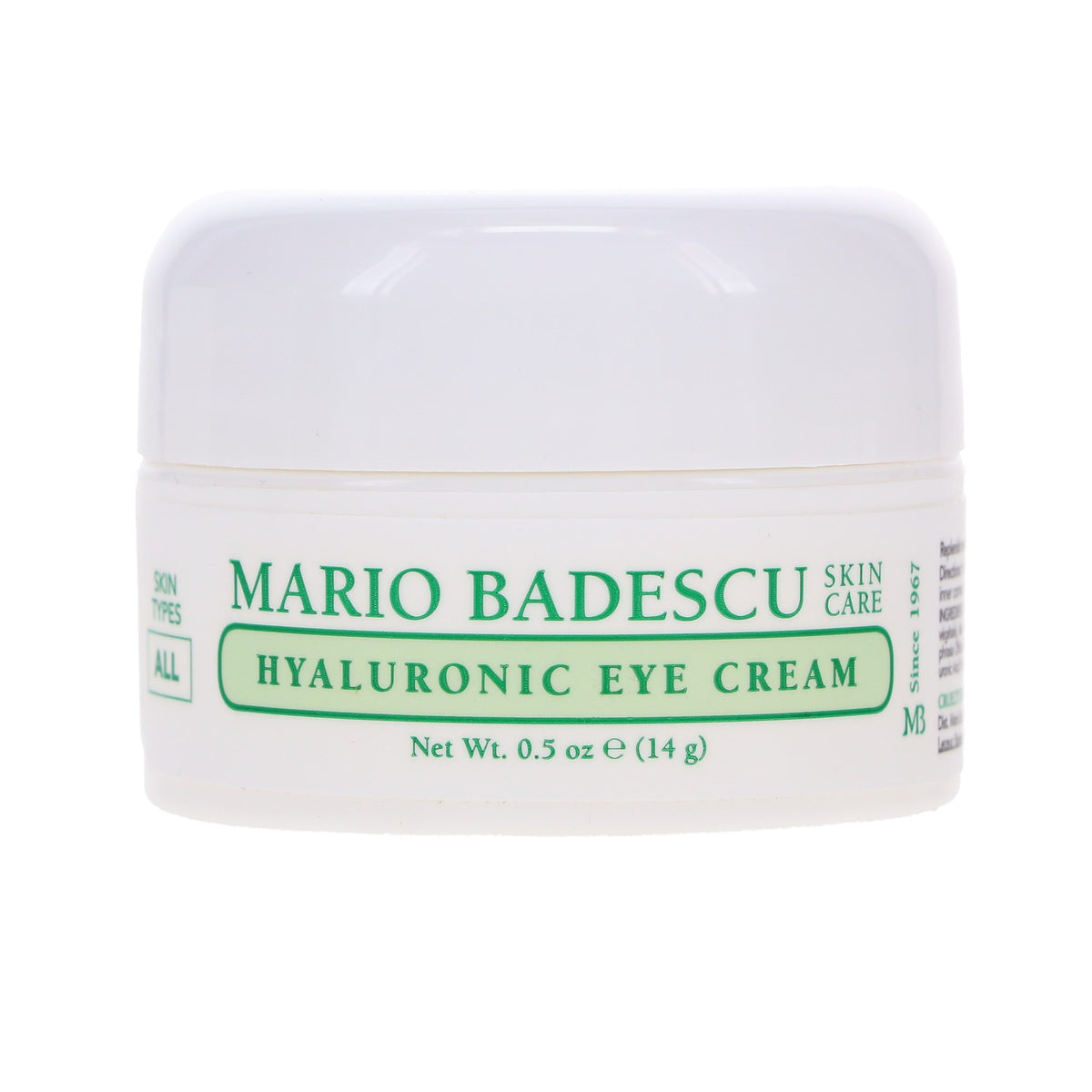 Hyaluronic Eye Cream for Dark Circles & Puffiness - 0.5 oz