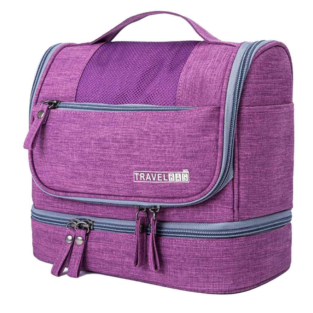 Waterproof Travel Cosmetic Organizer Bag Large Capacity Toiletry Case