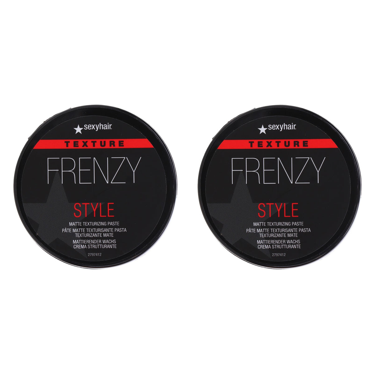 Hair Styling Pomade 2.5 oz - 2 Pack, Texturizing & Flexible Hold