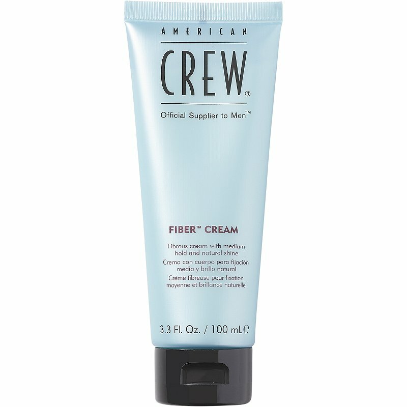 American Crew Fiber Cream - Medium Hold & Natural Shine, 3 Tubes 3.3 Oz