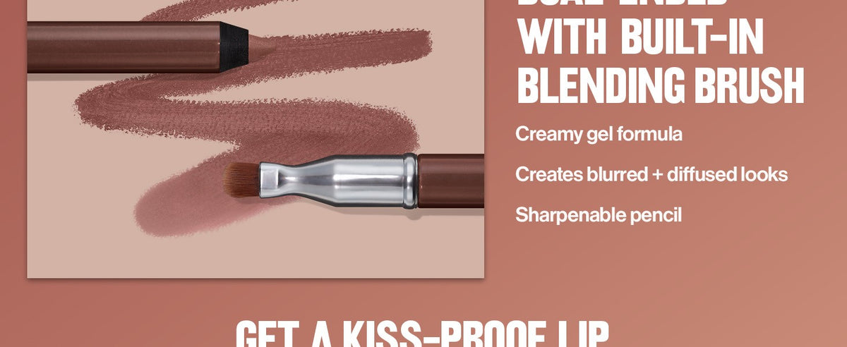 Multi-Use Lip, Face & Eye Liner with Blending Brush - 8 Shades