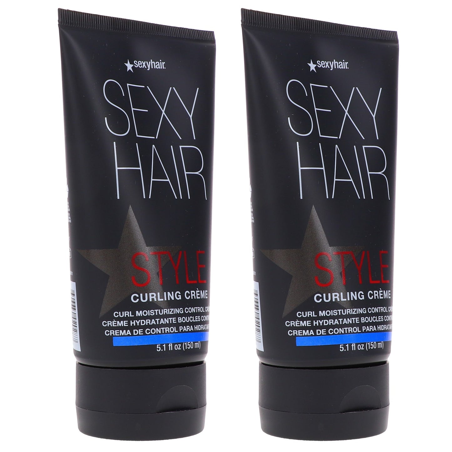 Curling Cream for Medium to Thick Hair - Frizz Control & Nourishment, 5.1 oz, 2 Pack