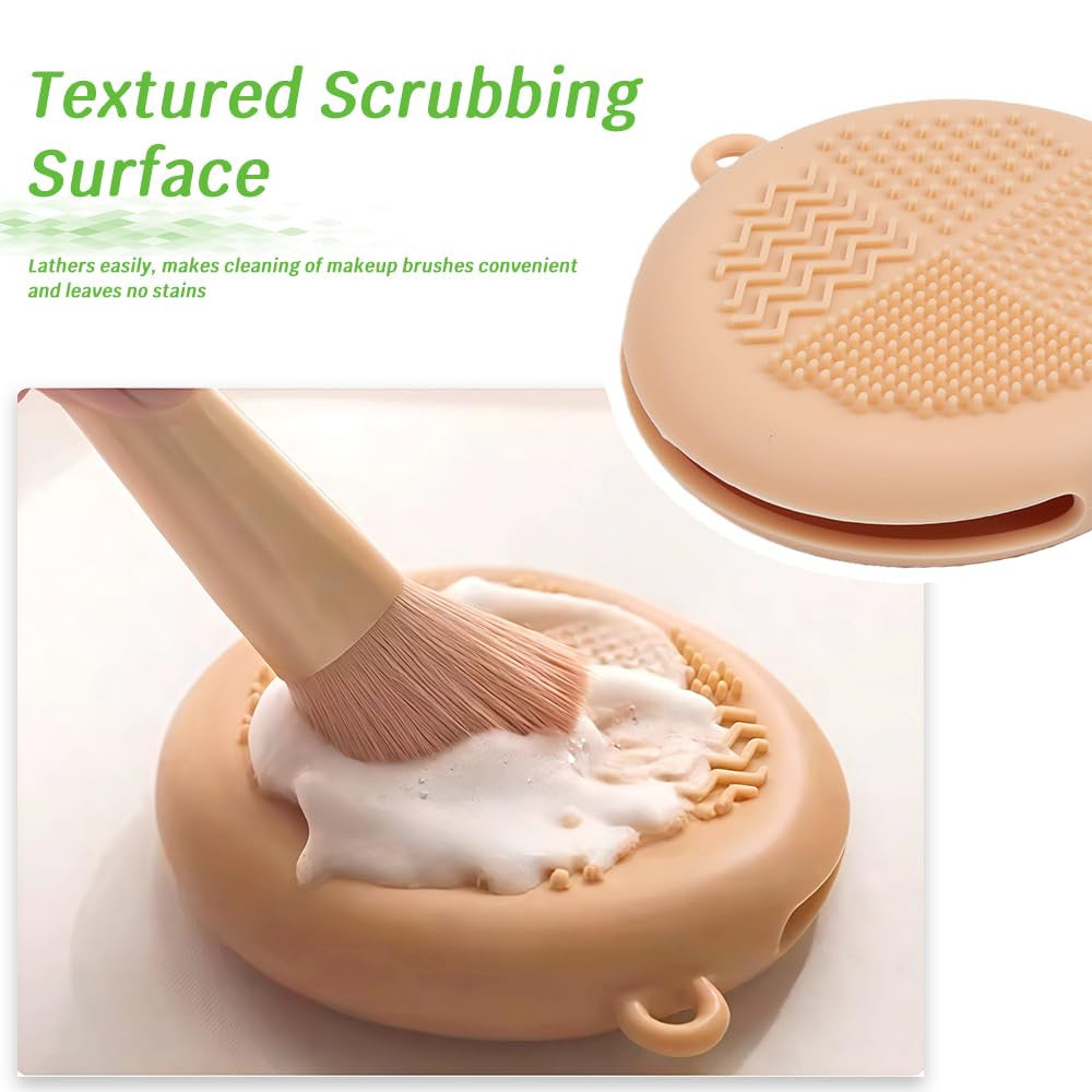 Silicone Makeup Puff Case - Portable Breathable Powder Sponge Holder