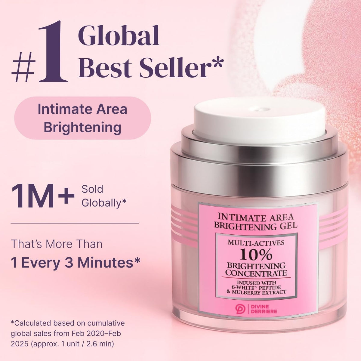 Natural Dark Spot Cream with Alpha Arbutin for Intimate & All Skin Types 1 oz