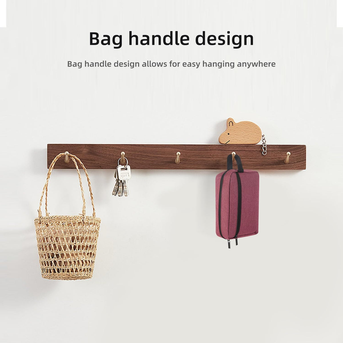 Travel Toiletry Bag for Women Men Hanging Cosmetic Organizer Waterproof