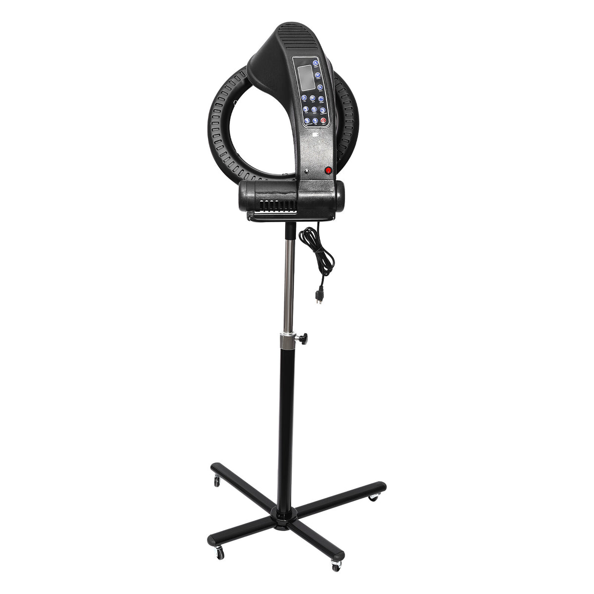 3-in-1 Infrared Hair Dryer Salon Hair Steamer with Adjustable Height and Wheels