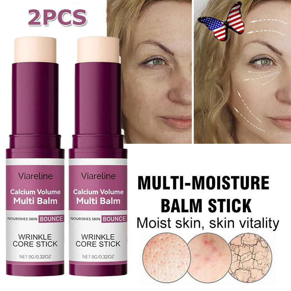 Hydrating & Firming Calcium-Infused Multi Balm Stick for Wrinkles & Skin Elasticity