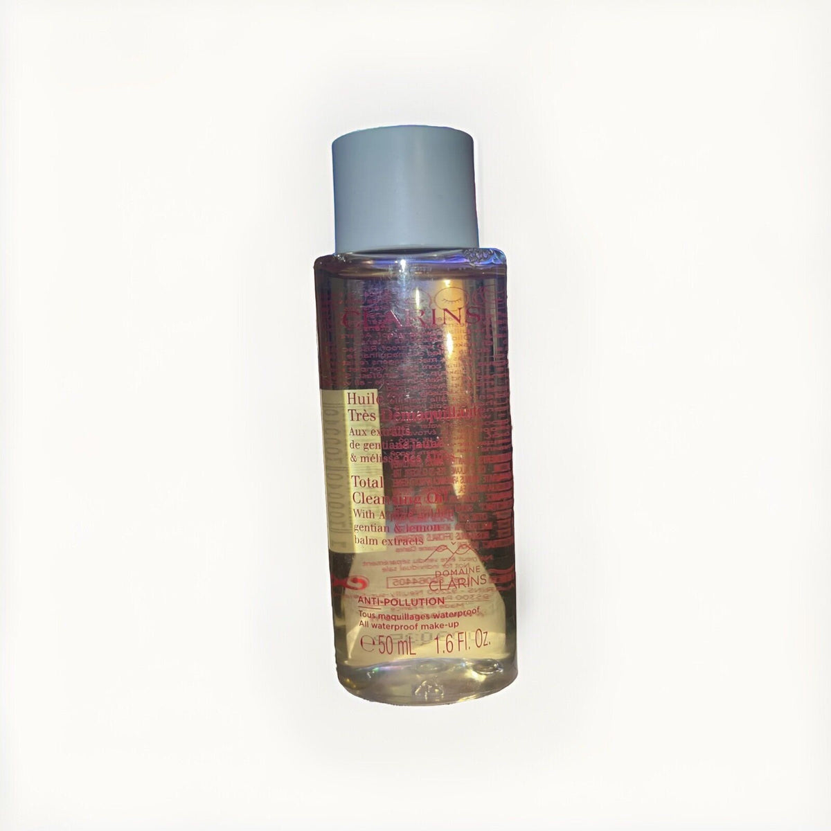 Clarins Total Cleansing Oil 1.6 oz Travel Size - Deluxe Skincare