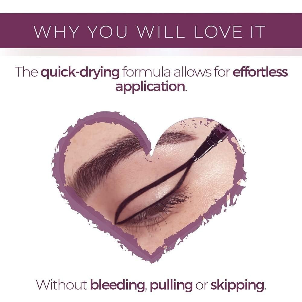 Waterproof Matte Eyeliner Pen - Taupe, 0.5ml, Precise Liquid Makeup