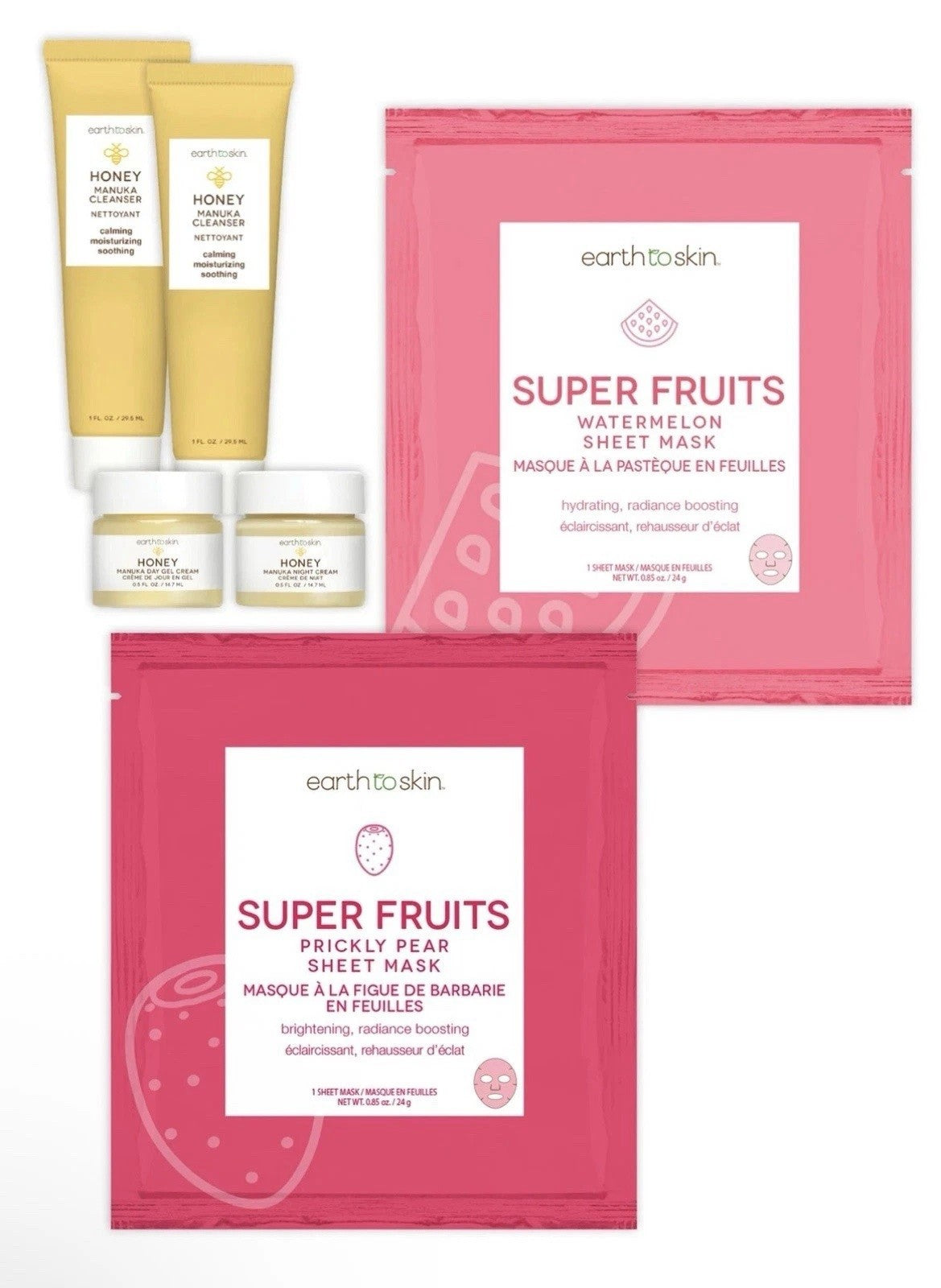 Earth To Skin Honey Rejuvenating & Soothing Skin Care Set