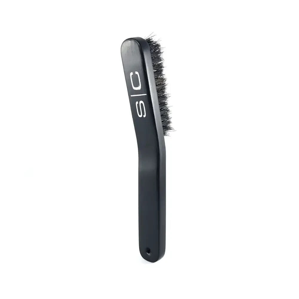 Large Curved Fade Brush for Barbers No Knuckles Design