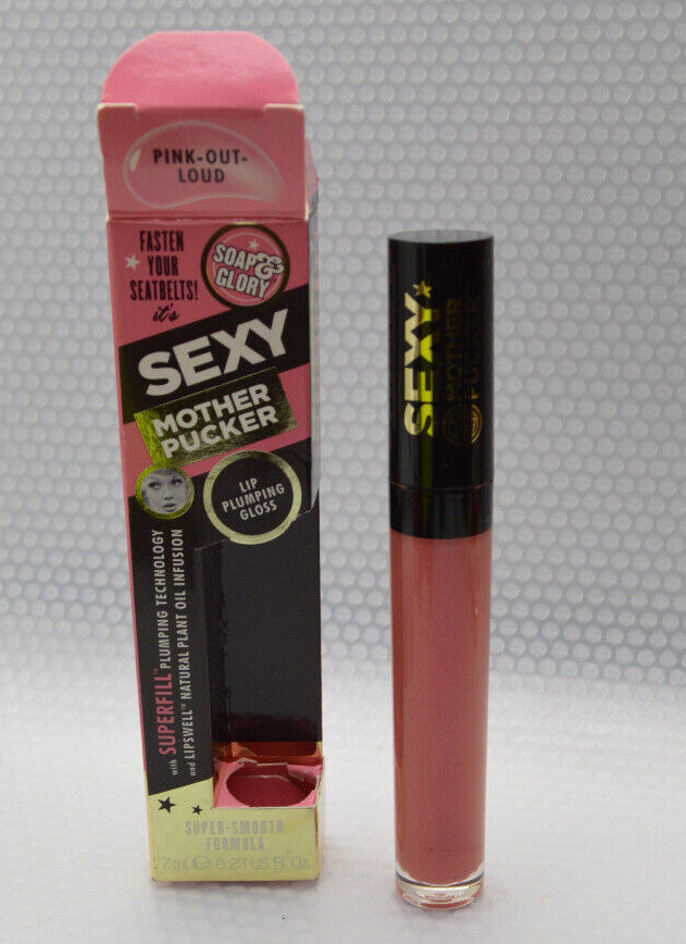 Lip Gloss with Plumping Effect - 0.23 fl oz / 7 ml, Multiple Shades