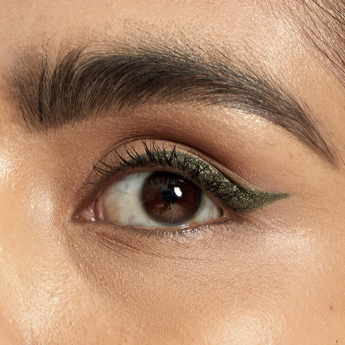 Retractable Eyeliner Pencil - Smudge Proof, Long Lasting, Golden Olive