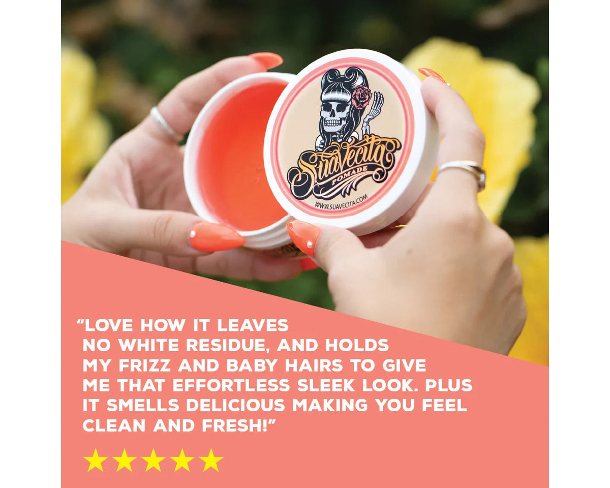 Water-Based Hair Pomade for Women - Medium Hold, High Shine, 2.3 oz
