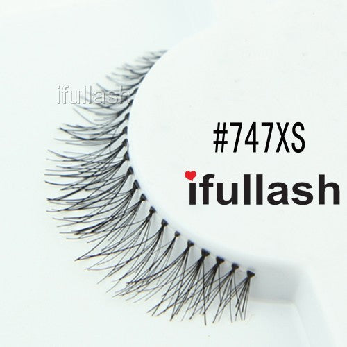 False Eyelashes 100% Human Hair Natural Look Pack of 6 or 12 Pairs