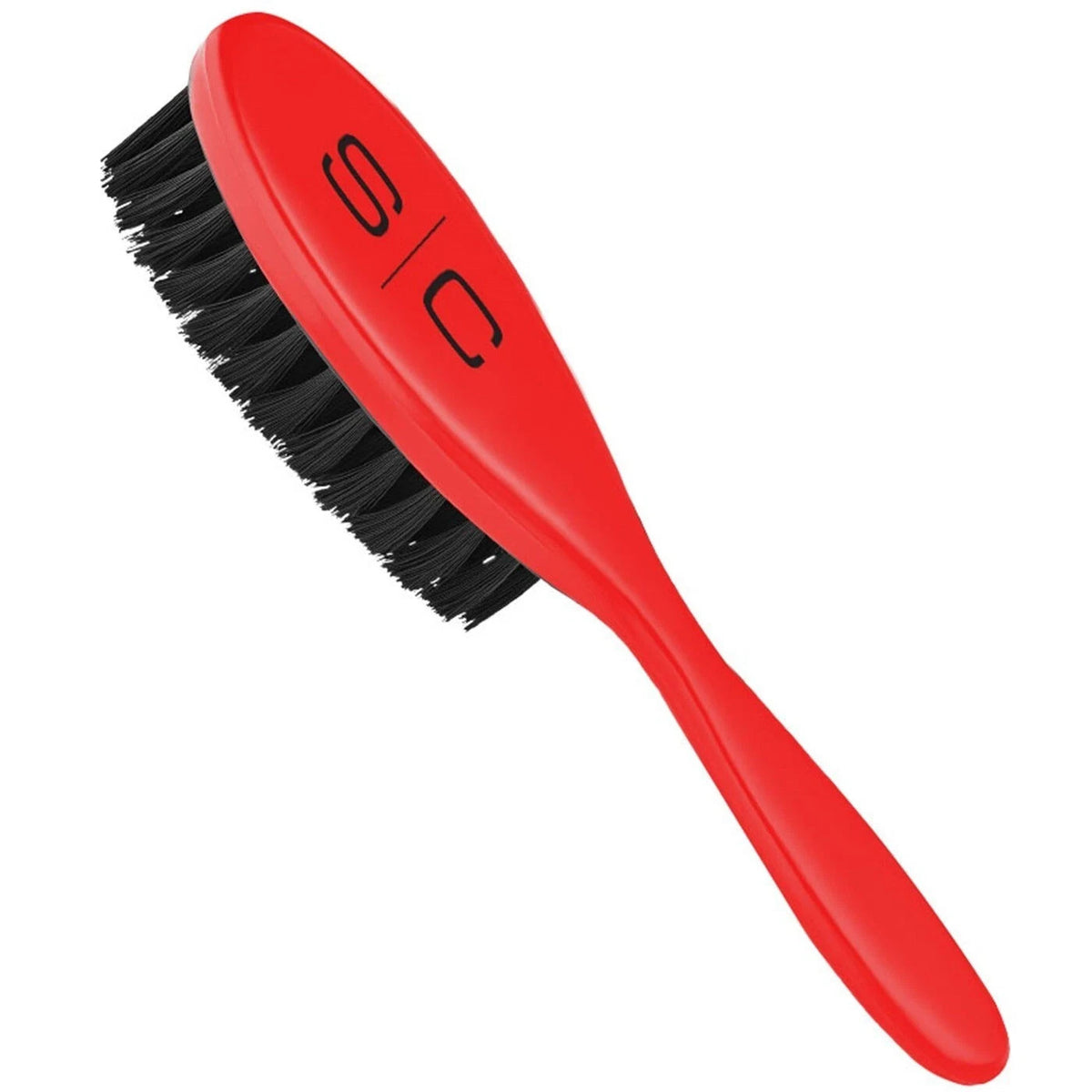 Professional Hair Fading and Cleaning Brush - Soft Nylon Bristles, Red