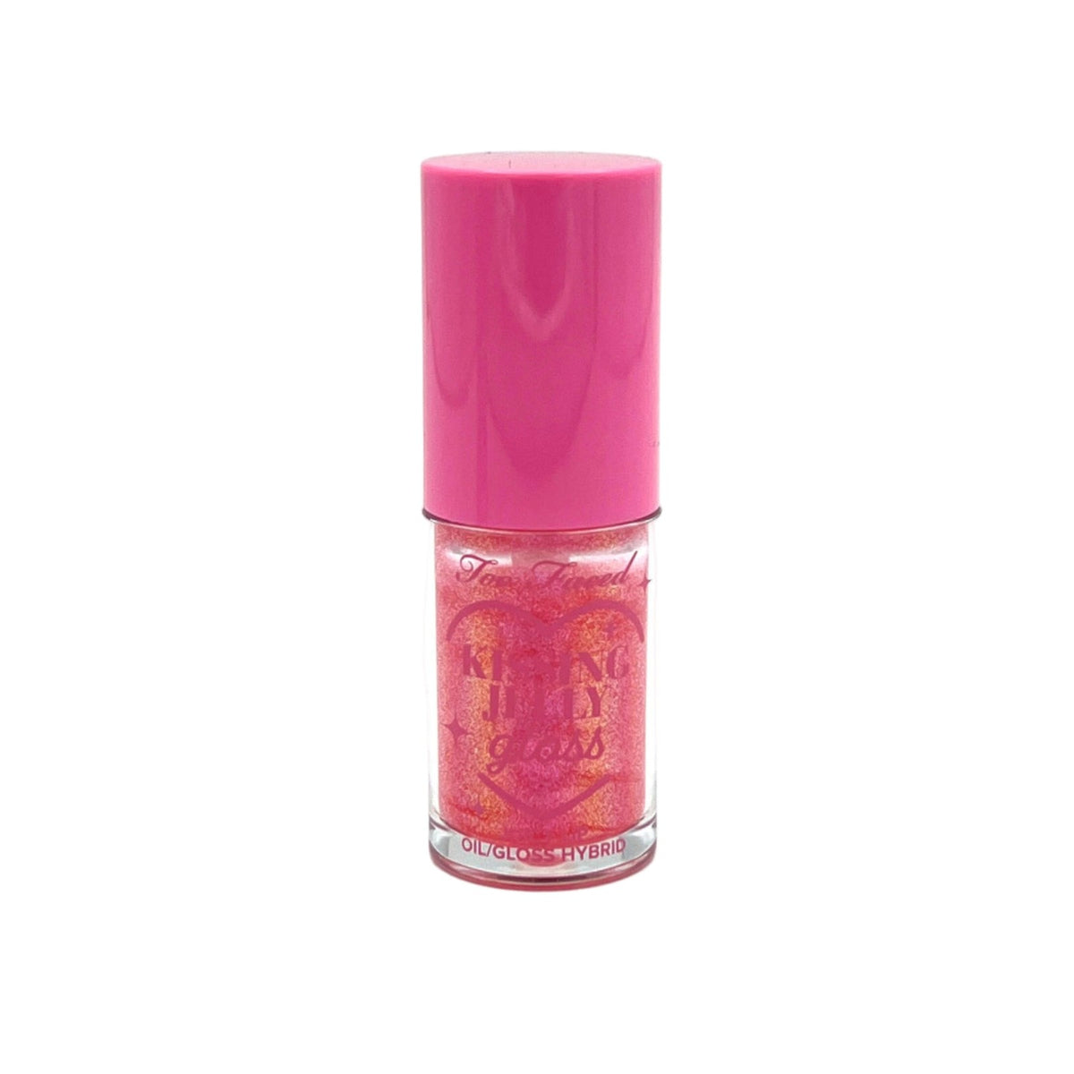 Hydrating Lip Oil Gloss with Shimmer - Bubblegum Flavor, Full Size