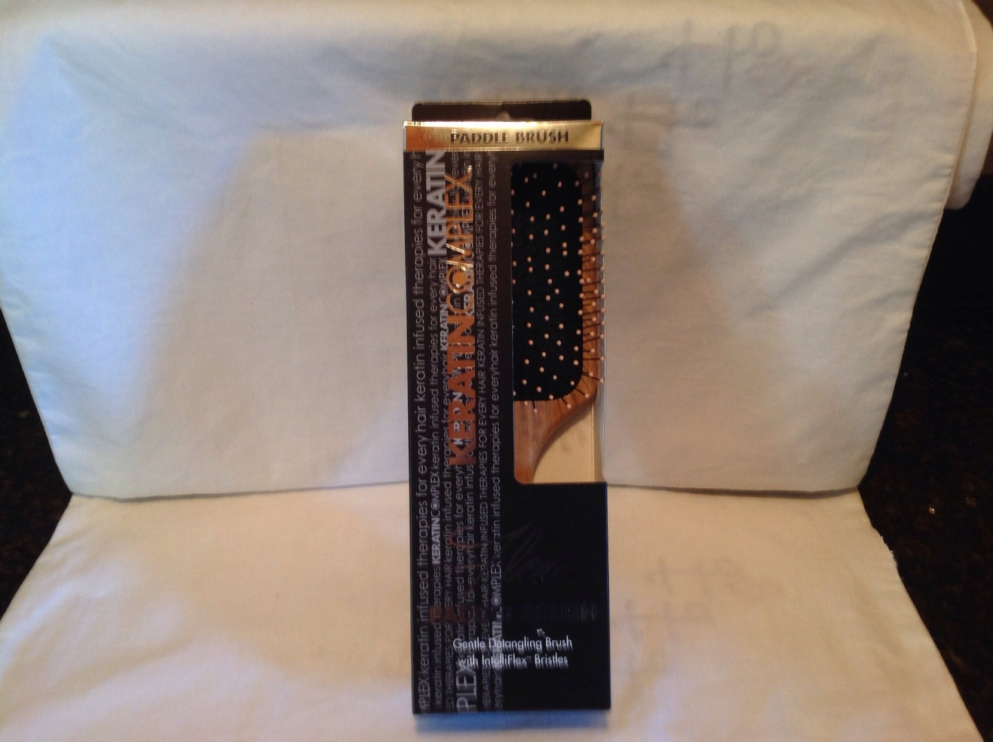 Keratin Complex Detangling Paddle Hairbrush - Gentle Styling Tool