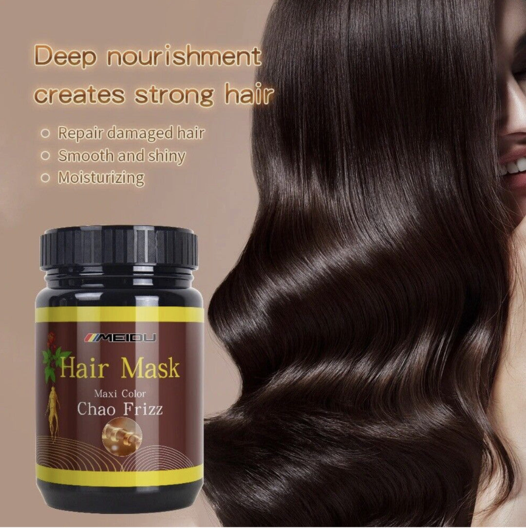 Hair Dye Color Shampoo Set Black – Mask & Spray