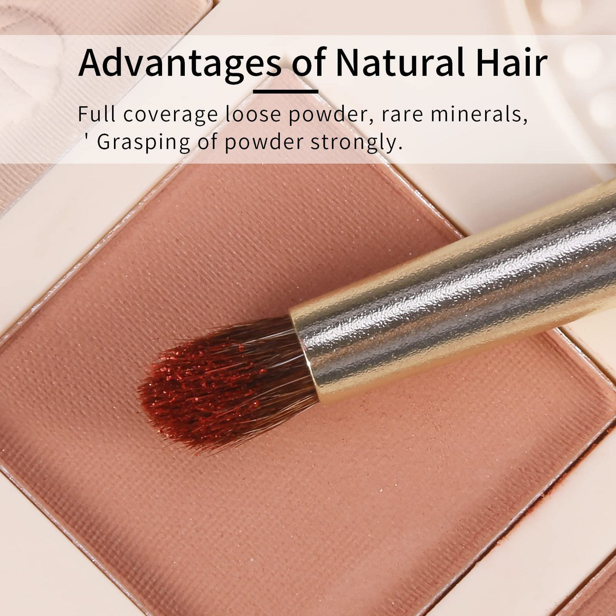 Natural Pony Hair Eye Shadow Blending Brush for Precise Makeup