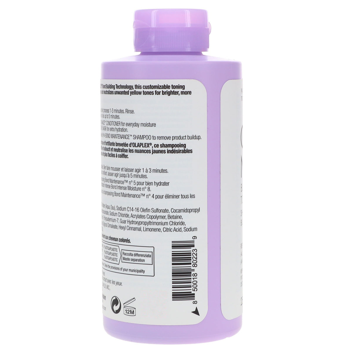 Olaplex No.4P Blonde Enhancer Toning Shampoo - Sulfate-Free, Brightening 8.5 oz