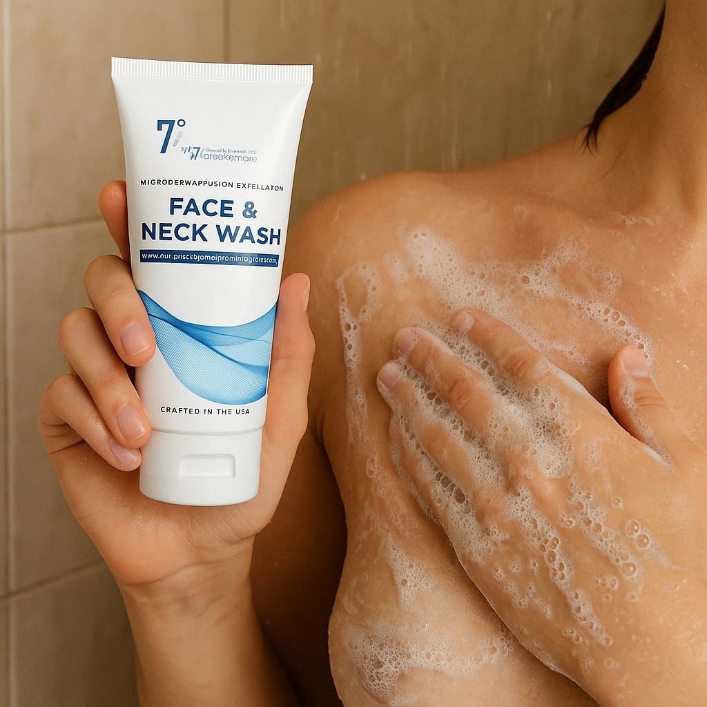 Aloe Vera Microdermabrasion Cream - Exfoliating Scrub for Acne & KP,
